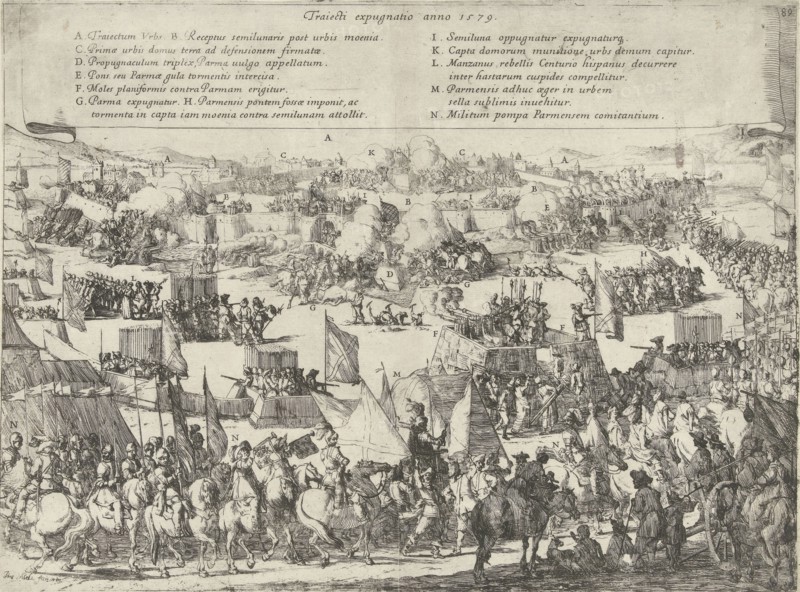 Maastricht conquered by Parma, 1579, Jan Miel, 1645 - 1647