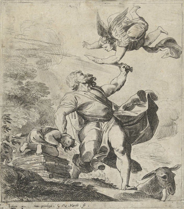 Sacrifice of Isaac, Willem van Haecht (II), 1603 - 1637