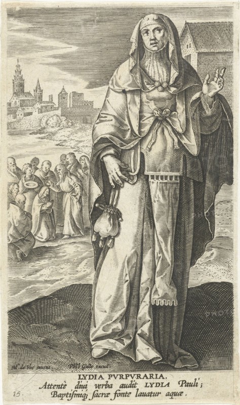 Lydia, Albert Flamen, Jacques van Merlen, Lodewijk XIV (koning van Frankrijk), 1664