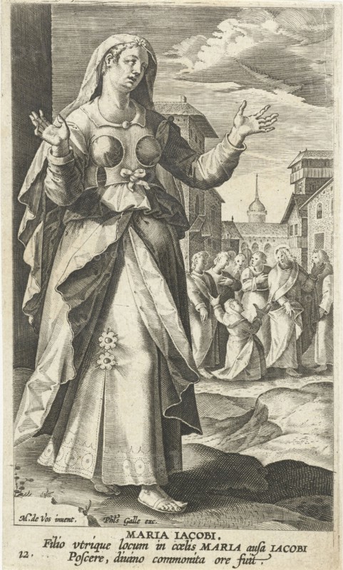Mary, the mother of the sons of Zebedee, Karel van Mallery, Philips Galle, Cornelis Kiliaan, 1595-1599