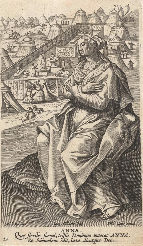 Hanna. Jan Collaert (II), Philips Galle, Cornelis Kiliaan, 1588 - 1595