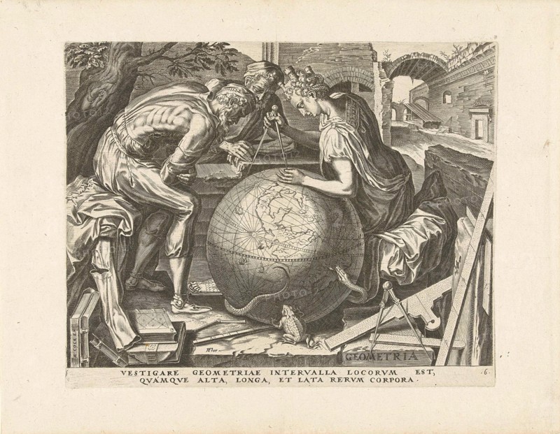 Geometry (Geometry), Cornelis Cort, Hieronymus Cock, 1565