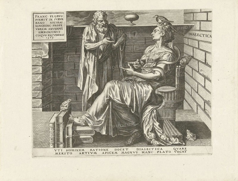 Dialectic (Reasoning Art), Cornelis Cort, 1565