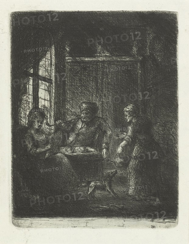 Living with couple, Jan Chalon, 1748 - 1795