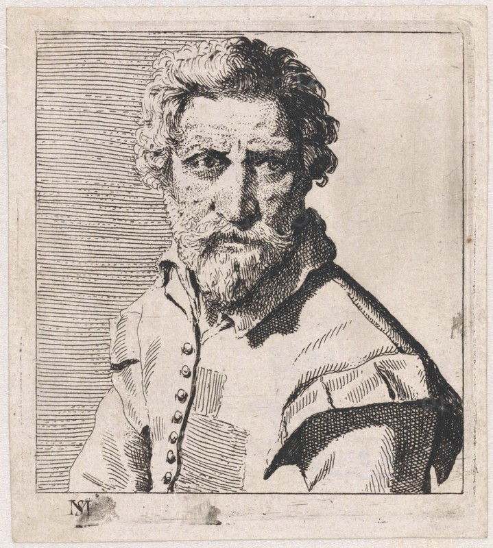 Bust of a bearded man, Michael Sweerts, 1656