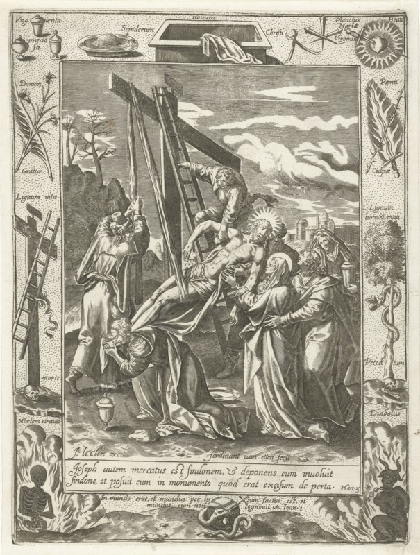 Deposition, Ferdinand Etten, J. le Clerc, 1605 - 1700
