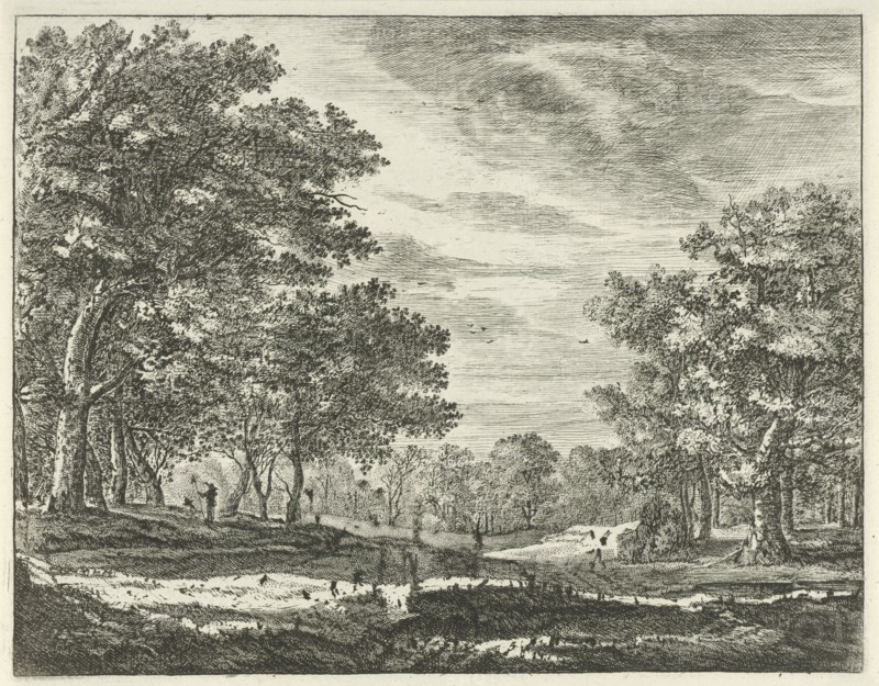 Hiker in the Hague Forest, Roelant Roghman, 1637 - 1742