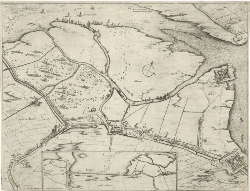 Failed attack on Fort Kallo, Belgium, 1638 Bonaventura Peeters, I Jan Meyssens, unknown