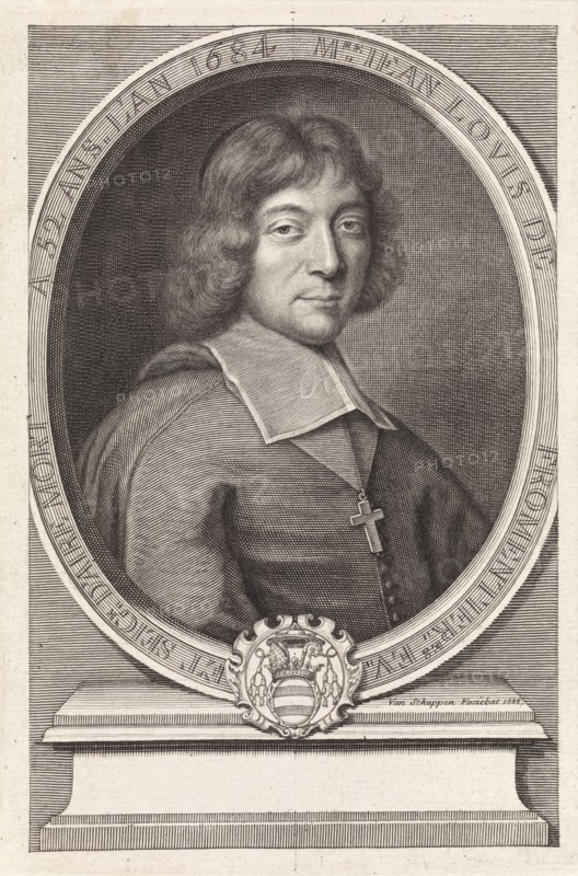 Portrait of Jean Louis de FromentiÃ¨res, Pieter van Schuppen, 1688