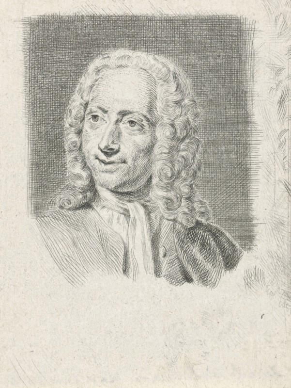 Portrait of Isaac Walraven, Julius Henricus Quinkhard, 1750 - 1795