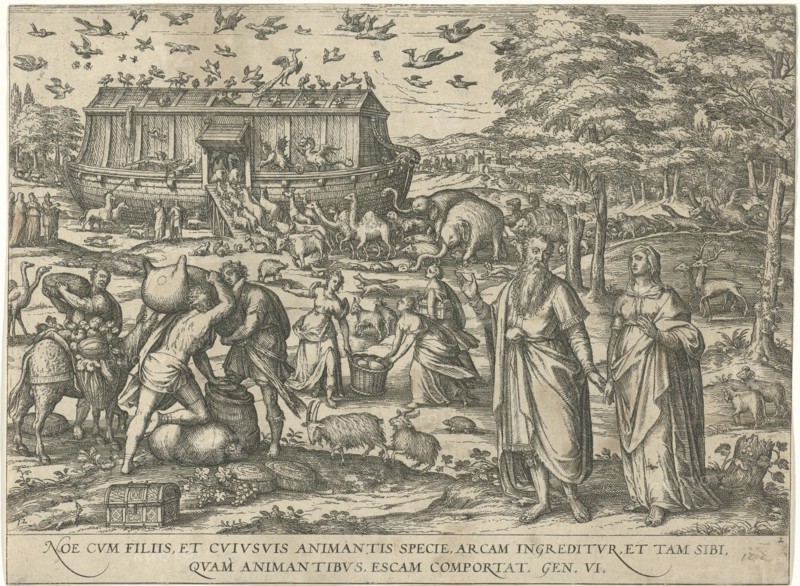 Noah's Ark, attributed to Symon Novelanus, 1577 - 1627
