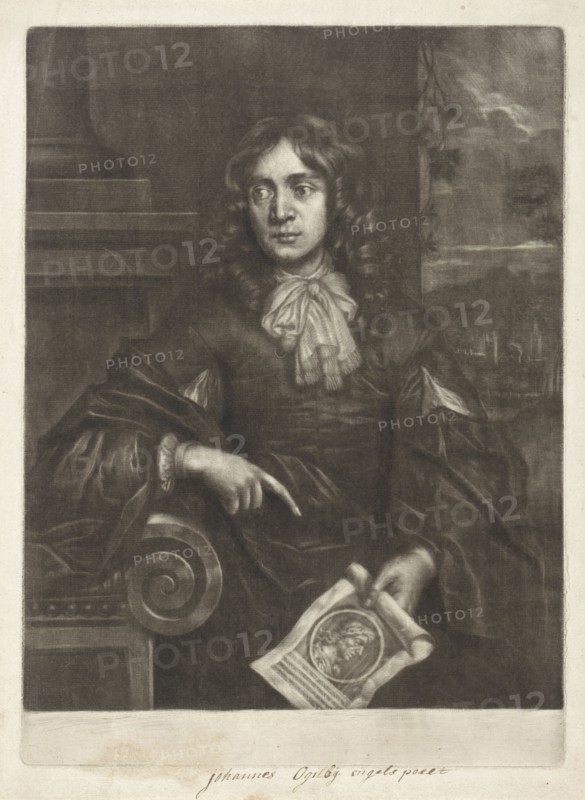 Portrait of John Ogilby, Paul van Somer (II), 1659 - 1704