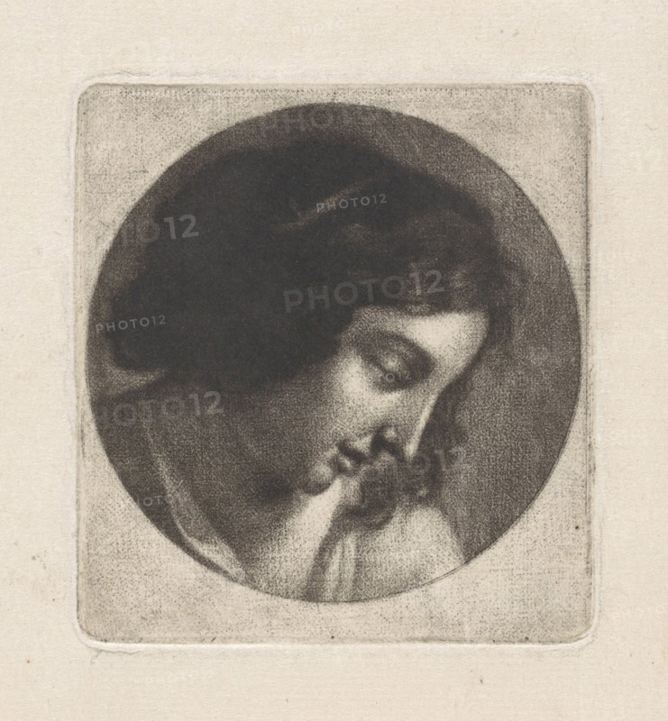 Bust of a young woman, Abraham Bloteling, 1652 - 1690
