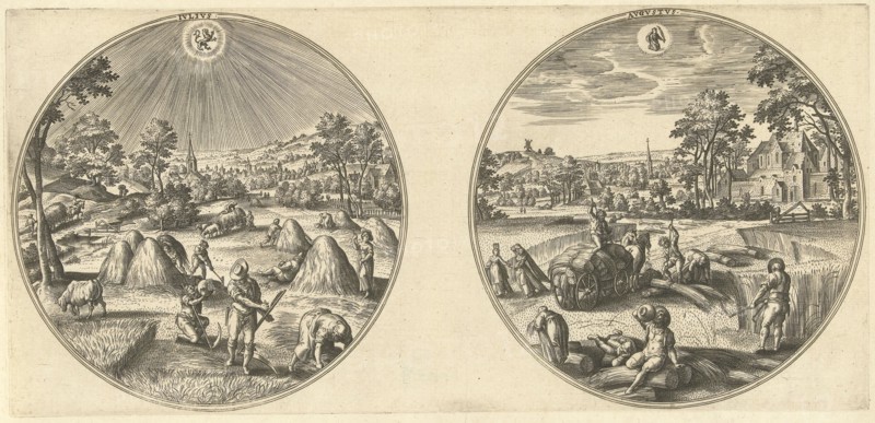 July and August, Adriaen Collaert, Hans Bol, Hans van Luyck, 1578 - 1582