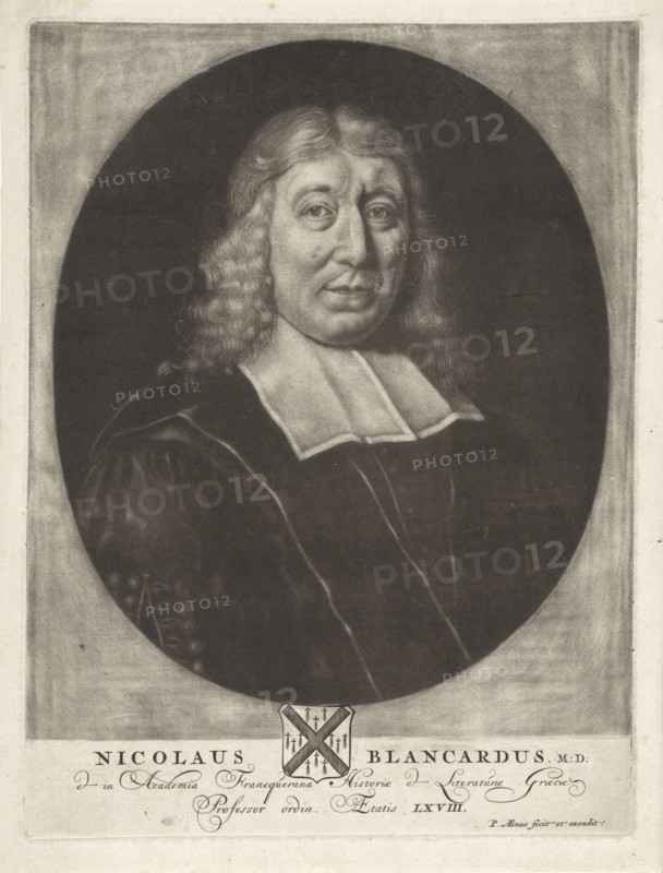 Portrait of Nicholas Blanckaert, Peter Aeneae, 1692-1700