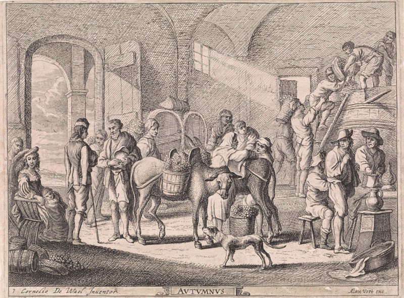 Autumn, Melchior Hamers, Alexander Voet (I), 1628 - 1689