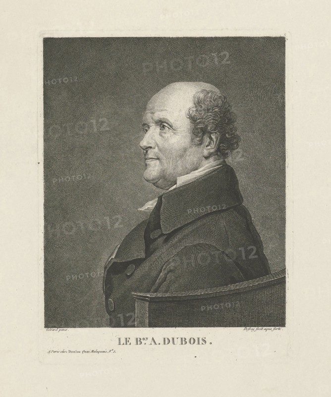 Portrait of Antoine Dubois, Johannes Pieter de Frey, Danlos, 1821