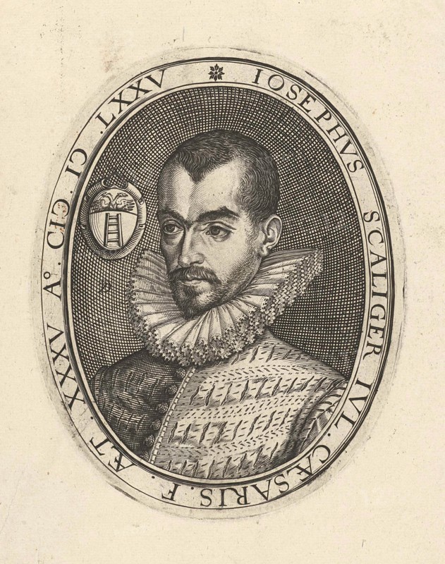 Portrait of Josephus Scaliger, Zacharias Dolendo, Hendrick Goltzius, c. 1590 - c. 1601
