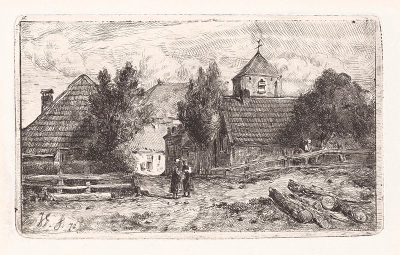 Village, Jan Gerard Smits, 1872
