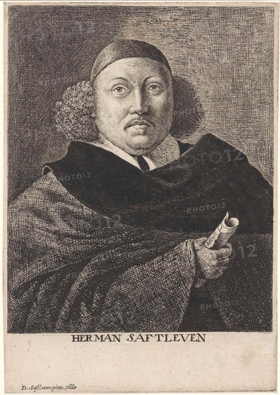 Portrait of Herman Saftleven, Herman Saftleven, 1660