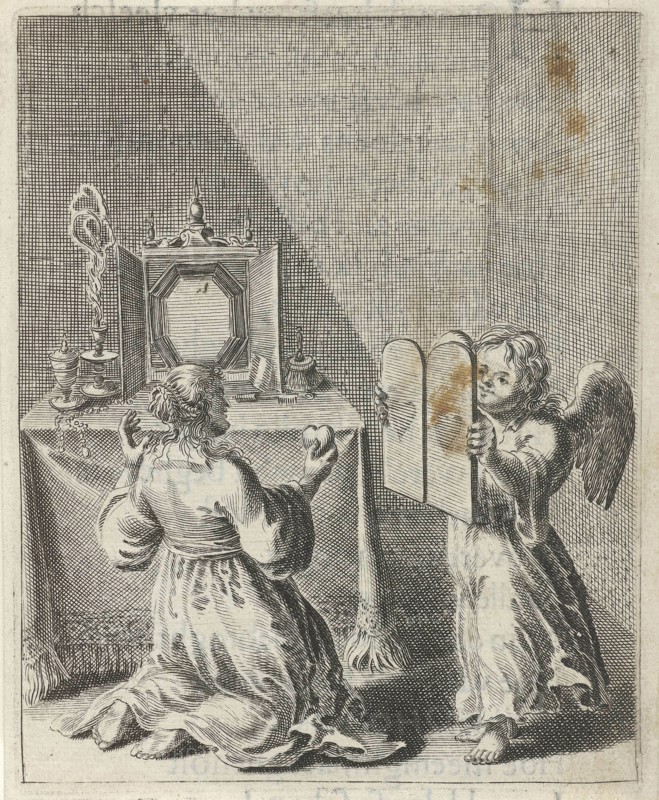 Confession for vanity and pride, print maker: Pieter Nolpe, 1640
