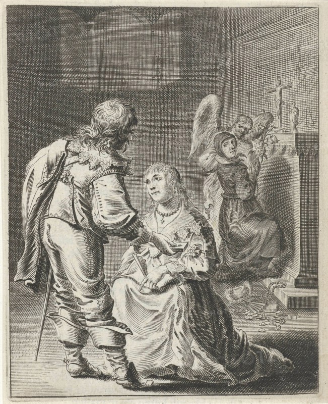 Purity and vanity, Pieter Nolpe, 1640