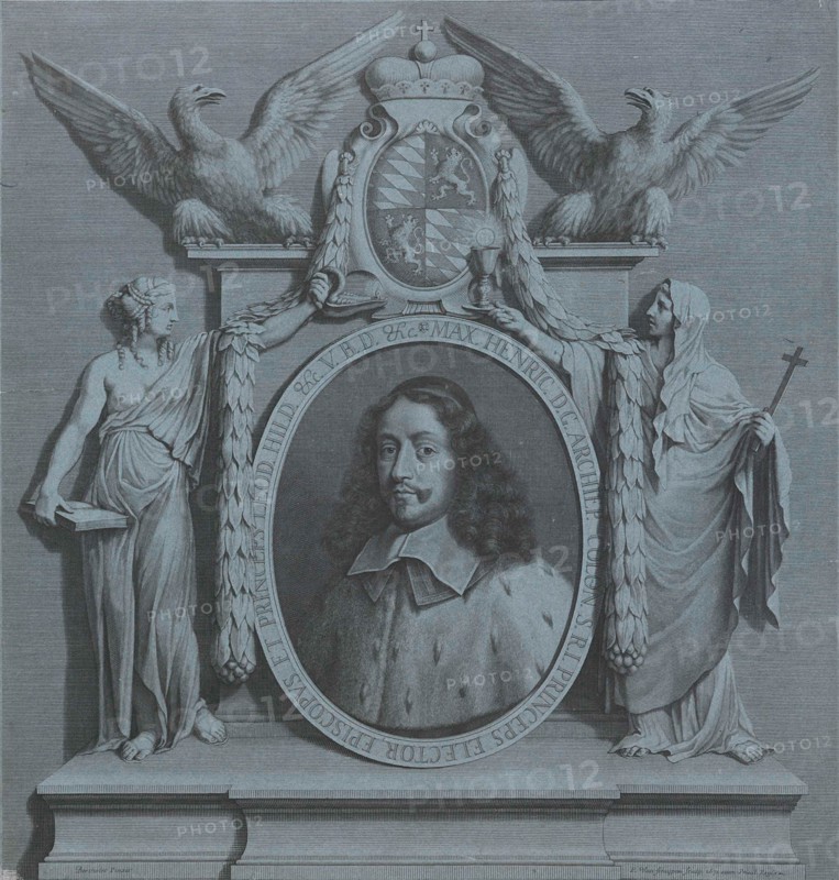 Portrait of Maximilian Henry of Bavaria, Archbishop of Cologne, Pieter van Schuppen, 1671