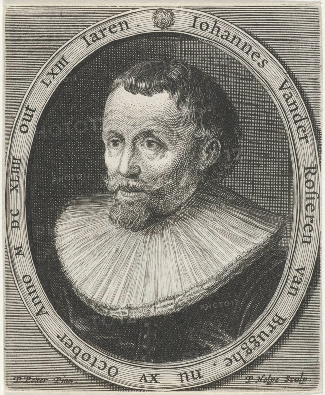 Portrait of Jan van der Rosieren, Pieter Nolpe, 1644