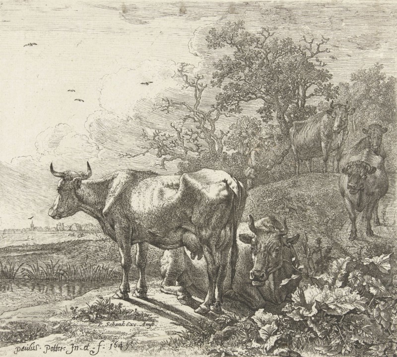 The herdsman, Paulus Potter, 1649