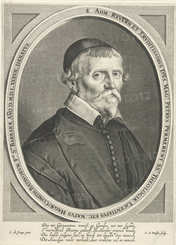 Portrait of Peter Purmerent, Reinier van Persijn, 1663