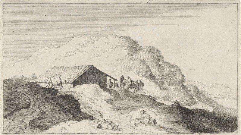 Barn in the dunes, Gillis van Scheyndel (I), 1605 - 1653