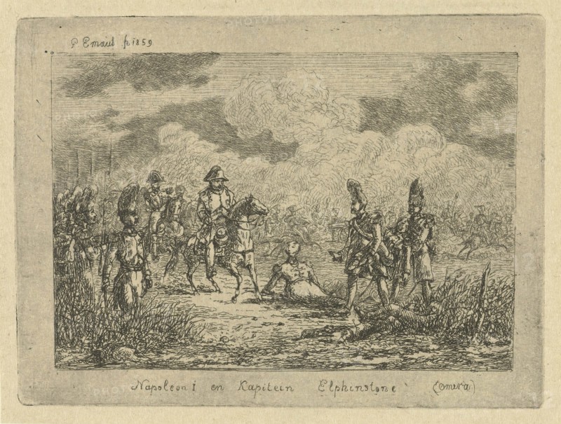 Napoleon to fallen soldiers, Gerardus Emaus de Micault, 1859