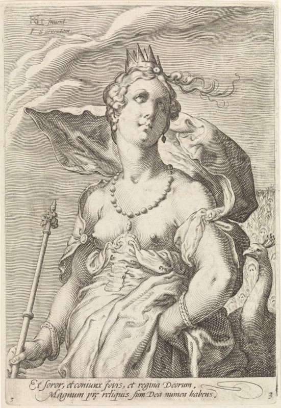 Juno, Jan Saenredam, Cornelius Schonaeus, Claes Jansz. Visscher (II), 1575 - 1607