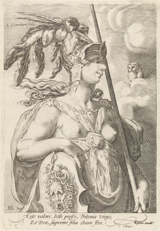 Minerva, Jan Saenredam, Cornelius Schonaeus, Claes Jansz. Visscher (II), 1575 - 1607