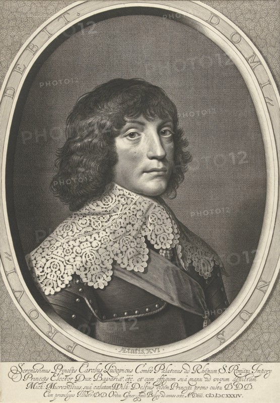 Portrait of Charles Louis, accept prince of the Palatinate at the age of 16, Willem Jacobsz. Delff, Staten-Generaal, 1634