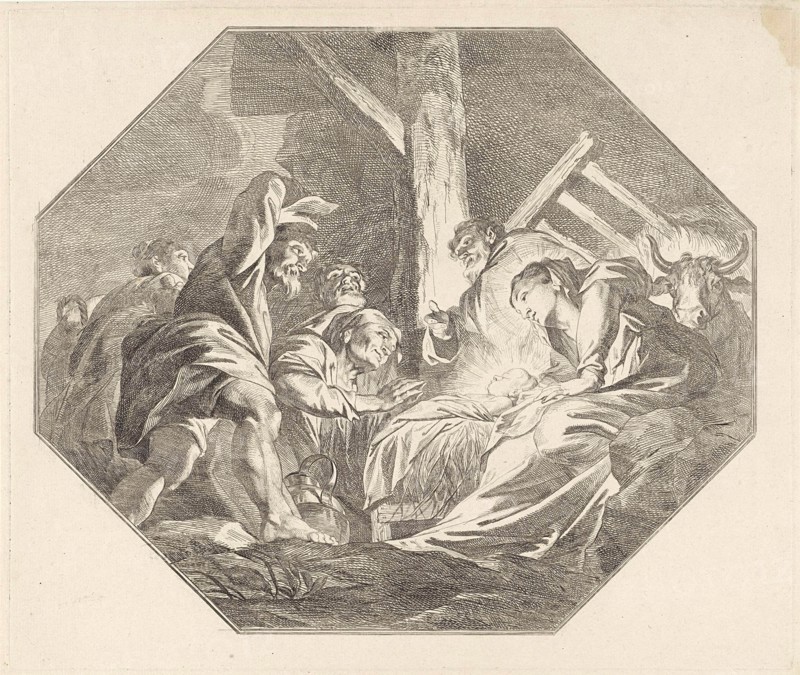 Nativity, Jacob de Wit, 1705 - 1754