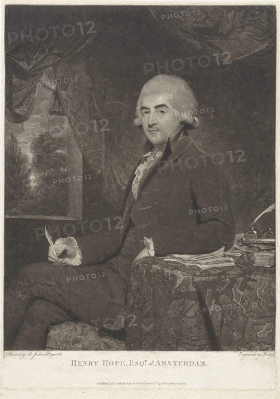 Portrait of Henry Hope, Charles Howard Hodges, John & Josiah Boydell, 1788