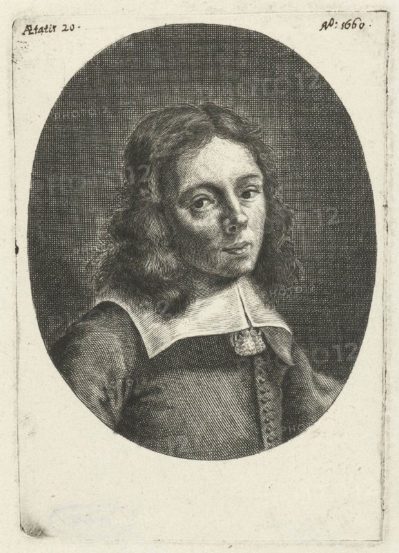 Self-portrait at the age of 20, Hendrik Bary, 1660
