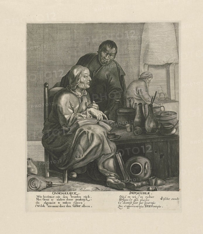 Alchemist, Abraham Jacobsz., Claes Jansz. Visscher (II), 1639 - 1641