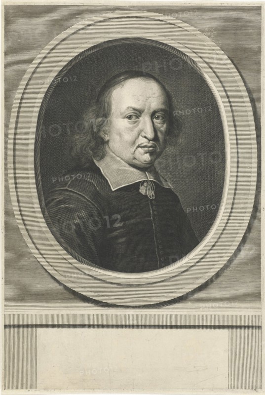 Portrait of Reinhold Curike, print maker: Johannes Willemsz. Munnickhuysen, 1685 - 1721
