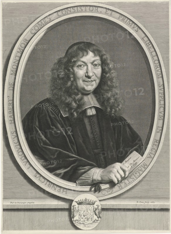 Portrait of Henri Louis Habert de Montmor, Nicolas Pitau (I), 1667
