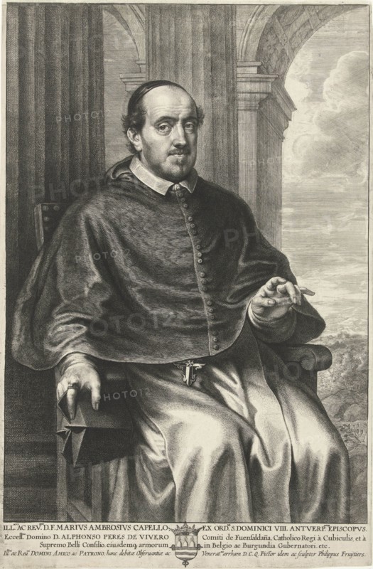 Portrait of Marius Ambrosius Capello, Philip Fruytiers, 1620-1666