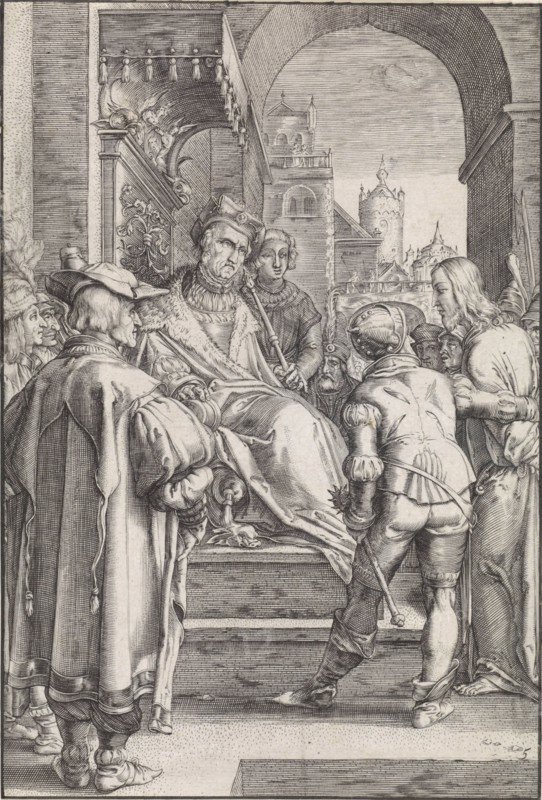 Christ before Pilate, Ludovicus Siceram, Hendrick Goltzius, 1623