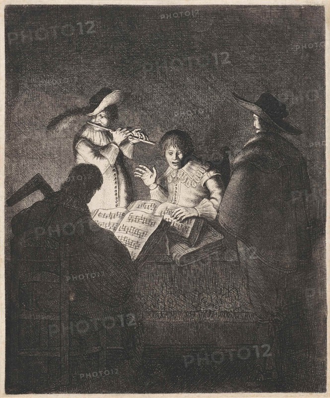 Music making company, Jan Gillisz. van Vliet, 1634