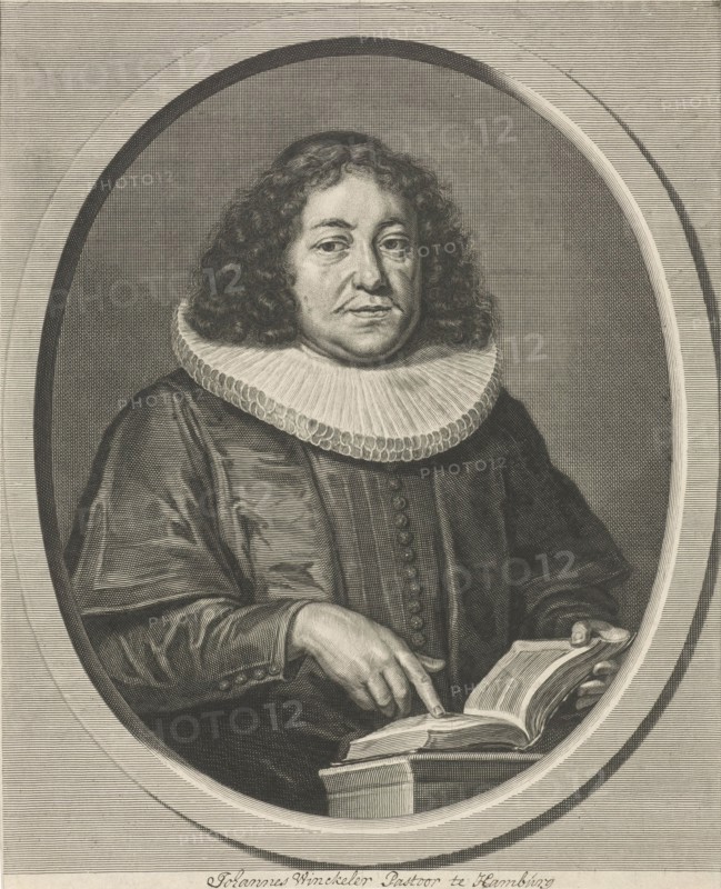 Portrait of Johann Friedrich Winckler, Jacob Gole, Matthias Scheits, 1670 - 1724