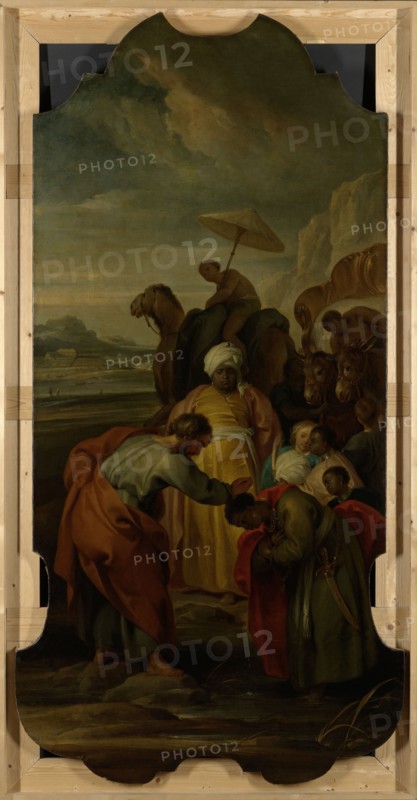 Saint Philip Baptizes the Eunuch, Jacob de Wit, 1748