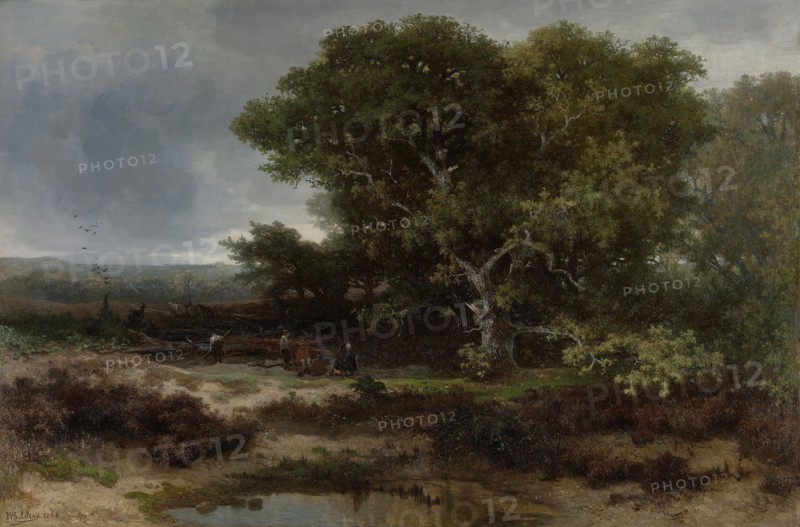 Heath near Wolfheze, The Netherlands, Johannes Warnardus Bilders, 1866