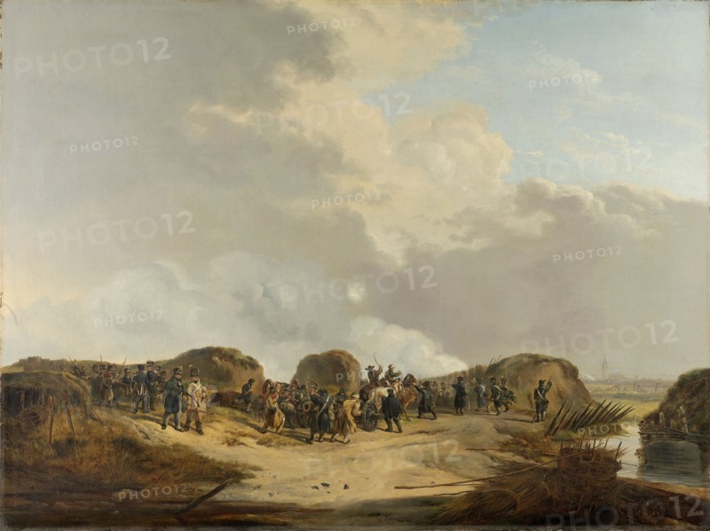 The Casemates outside of Naarden during the Siege, April 1814, The Netherlands, Pieter Gerardus van Os, 1814 - 1815