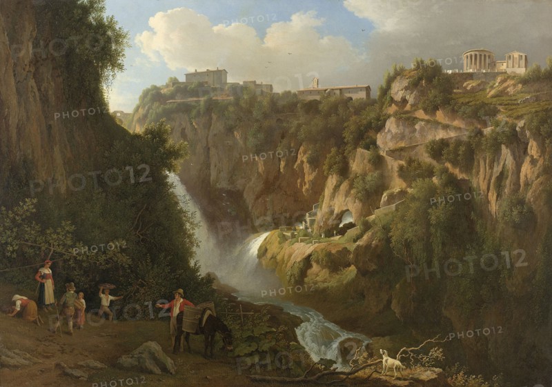 The Waterfall at Tivoli, Abraham Teerlink, 1824