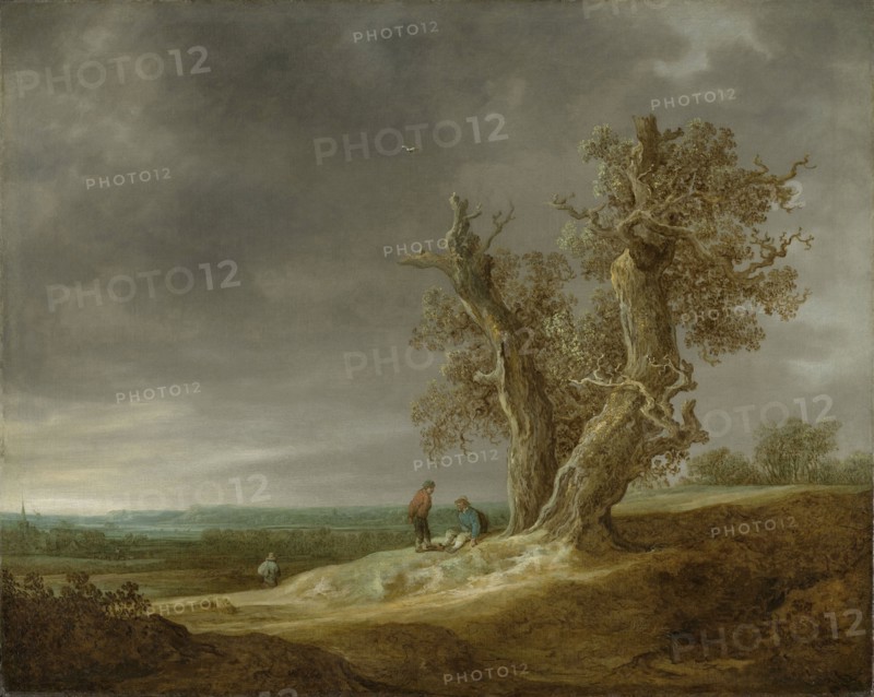 Landscape with Two Oaks, Jan van Goyen, 1641